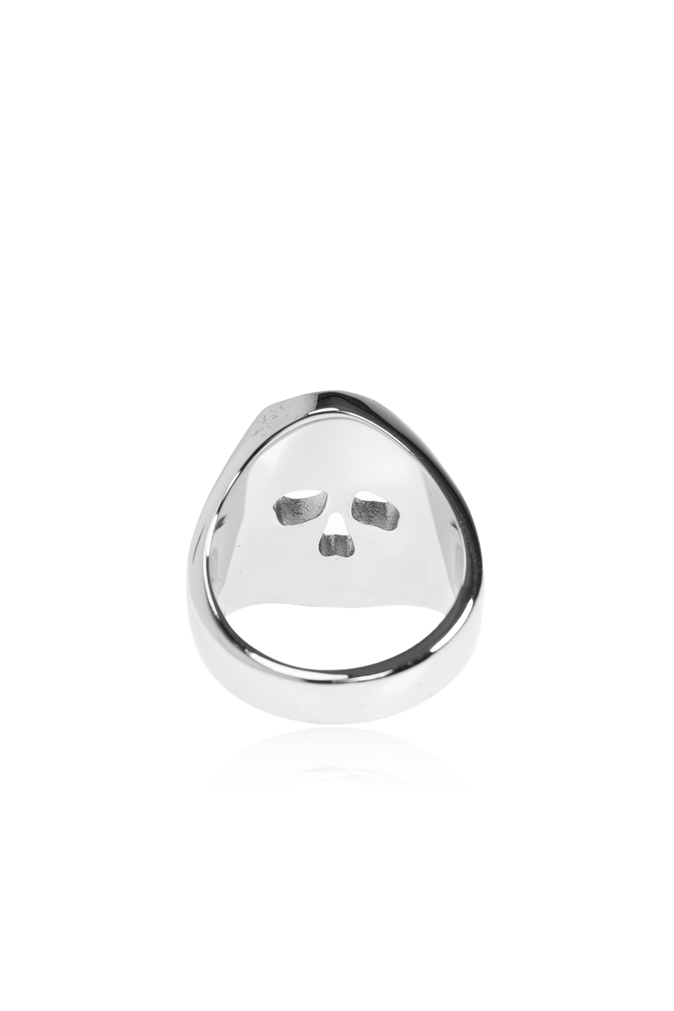 Alexander McQueen Signet ring with a distinctive skull motif
